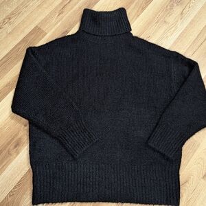 Zara Black Turtleneck Sweater